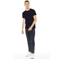 THE BLAZZE 0017 Men's Round Neck Half Sleeve Cotton T-Shirt for Men-thumb2