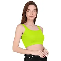 THE BLAZZE 1044 Women's Summer Basic Sexy Strappy Sleeveless Crop Top's(XS,Color_07)-thumb3