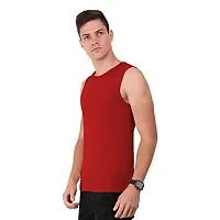 AD2CART A0006 Men's Round Neck Sleeveless T-Shirt Tank Top Gym Bodybuilding Vest Muscle Tee for Men (XL, Color_02)-thumb2