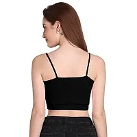 THE BLAZZE 1290 Women's Sleeveless Crop Tops Sexy Strappy Tees(XL,Color_04)-thumb3