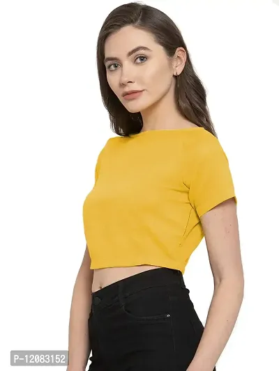 THE BLAZZE 1132 Women's Top (Small, Yellow)-thumb3