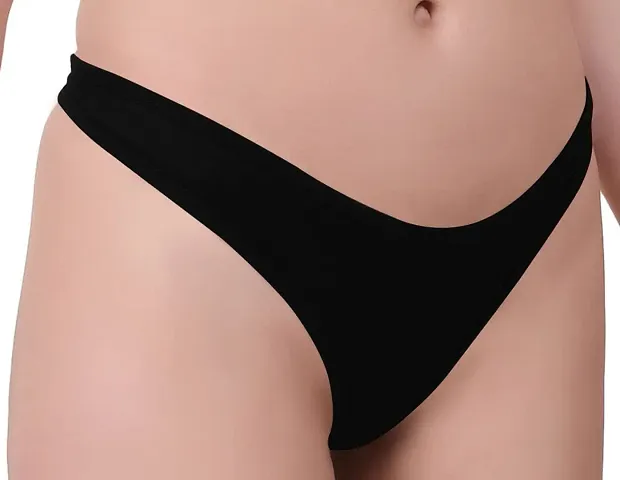 AD2CART A1011 Women's Thong Low Rise Sexy Solid G-String Thong Bikini T-String Sexy Lingerie Panties Briefs