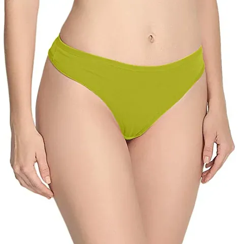 THE BLAZZE Women's Thong Low Rise Sexy Solid G-String Thong Bikini T-String Sexy Lingerie Panties Briefs