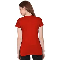 THE BLAZZE 1319 Women's Regular Solid Stylish Up and Down T-Shirts for Women (X-Large, Colour_03)-thumb1