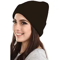 THE BLAZZE 2015 Unisex Winter Caps Pack Of 3 (Pack Of 3, Black,Grey,White)-thumb1