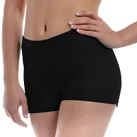 THE BLAZZE Women's Seamless Spandex Boyshort Underskirt Pant Short Leggings Pack of 4-thumb3