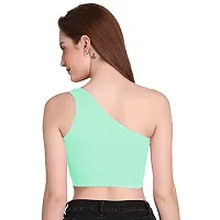 THE BLAZZE 1003 Women's Sleeveless Crop Tops Sexy Strappy Tees (Small, Color_13)-thumb1