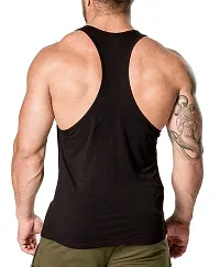 THE BLAZZE Men's Gym Tank Tops (AS-54_Black_M)-thumb1