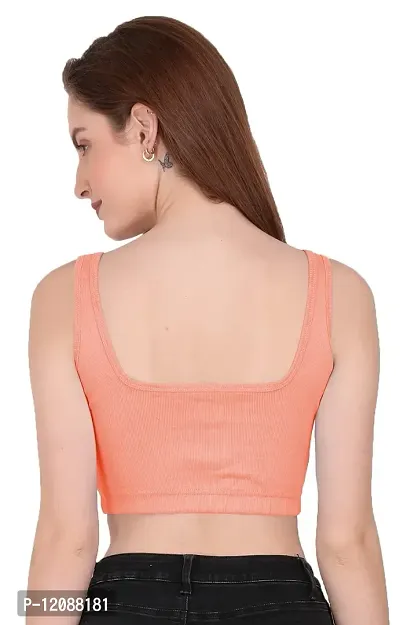 THE BLAZZE 1044 Women's Summer Basic Sexy Strappy Sleeveless Crop Top's(M,Color_06)-thumb2