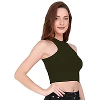 THE BLAZZE 1025 Sexy Women's Tank Tops Bustier Bra Vest Crop Top Bralette Blouse Top for Women(L,Color_04)-thumb3