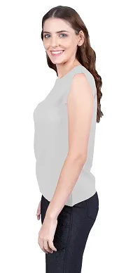 THE BLAZZE 1350 Women's Regular Round Neck Sleeveless T-Shirt for Women(L,Color_07)-thumb4