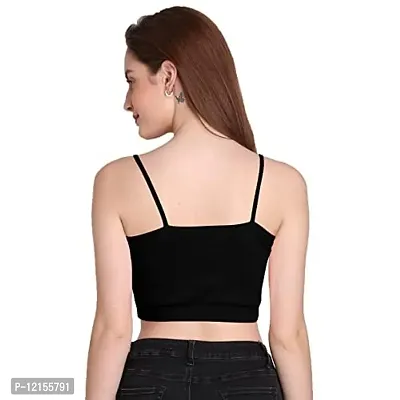 THE BLAZZE 1290 Crop Tops for Women (X-Small, Light Yellow)-thumb5