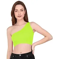 THE BLAZZE 1003 Women's Sleeveless Crop Tops Sexy Strappy Tees (Medium, Color_02)-thumb4