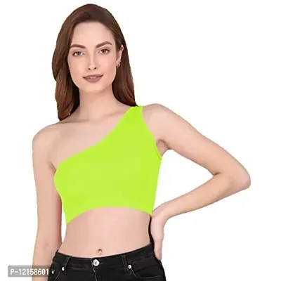 THE BLAZZE 1003 Women's Sleeveless Crop Tops Sexy Strappy Tees (Medium, Color_02)-thumb5