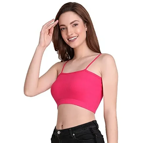 THE BLAZZE 1290 Crop Tops for Women (XS, Blue Melange