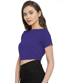 THE BLAZZE 1132 Women's Top (Large, Royal Blue)-thumb3