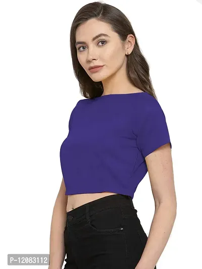 THE BLAZZE 1132 Women's Top (Large, Royal Blue)-thumb4