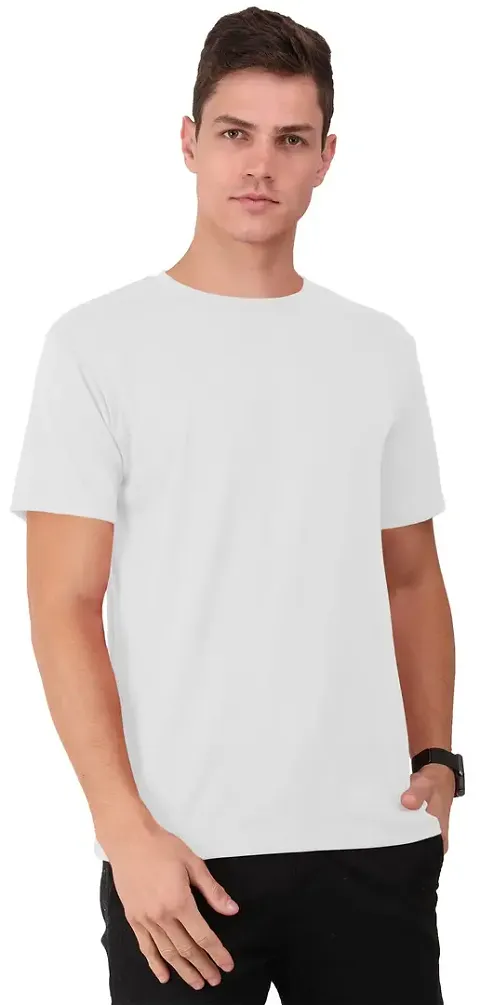THE BLAZZE 0017 Men's Round Neck Half Sleeve Cotton T-Shirt for Men