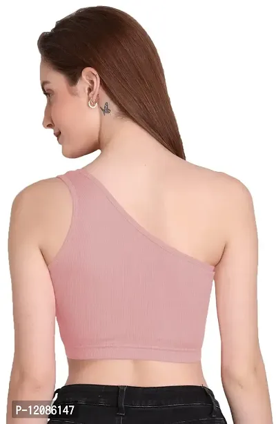 THE BLAZZE Women's Sleeveless Crop Tops Sexy Strappy Tee-thumb3