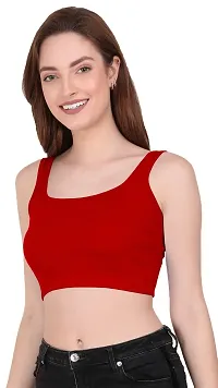 THE BLAZZE 1044 Women's Summer Basic Sexy Strappy Sleeveless Crop Top's (XX-Large, Color_1)-thumb3