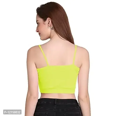 THE BLAZZE 1290 Women's Sleeveless Crop Tops Sexy Strappy Tees(L,Color_05)-thumb2