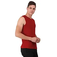 AD2CART A0006 Men's Round Neck Sleeveless T-Shirt Tank Top Gym Bodybuilding Vest Muscle Tee for Men (XL, Color_02)-thumb3