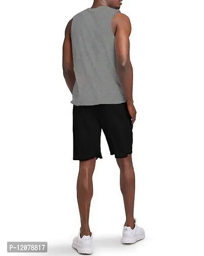 THE BLAZZE 0006 Men's Sleeveless T-Shirt Tank Top Gym Tank Stringer Vest for Men-thumb2