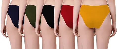 THE BLAZZE 1020 Women's Lingerie Panties Hipsters Briefs G-Strings Thongs Underwear Womens's Cotton Boy Shorts Women Bikinis for Woman-thumb1