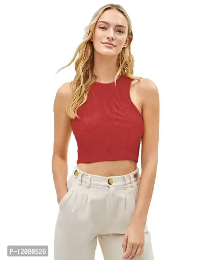 THE BLAZZE 1025 Women's Thermal Camisole Spaghetti Top (Large(34?-36""), B - Red)