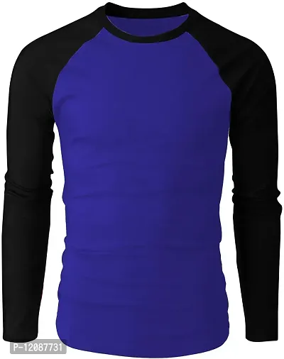 THE BLAZZE 0131 Men's Round Neck Full Sleeve T-Shirt for Men-thumb0