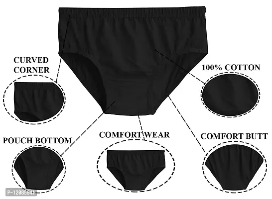 THE BLAZZE Women's Cotton Hipsters Panties for Women-thumb3