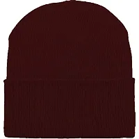 THE BLAZZE 2015 Unisex Winter Cap (Free Size, Maroon)-thumb1