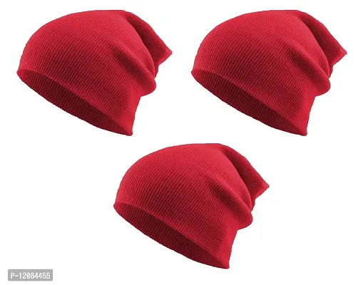 THE BLAZZE 2015 Unisex Winter Cap (Free Size, Pink)