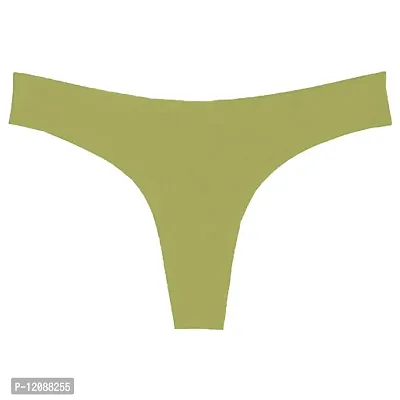 THE BLAZZE Women's Thong Low Rise Sexy Solid G-String Thong Bikini T-String Sexy Lingerie Panties Briefs (Large, Color_03)