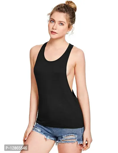 Women's Workout Top Black - Loose Fit