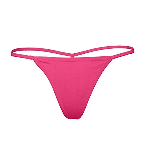 THE BLAZZE Women's G-Strings Thongs (QW-55_Red_Large(85-90cm))