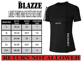 THE BLAZZE 1019PT Women's Regular T-Shirt for Women Stylish(M,Color_02)-thumb2