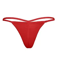 THE BLAZZE T Back Thong for Women Sexy Solid G-String T-String Sexy Lingerie Briefs Underpants-thumb1