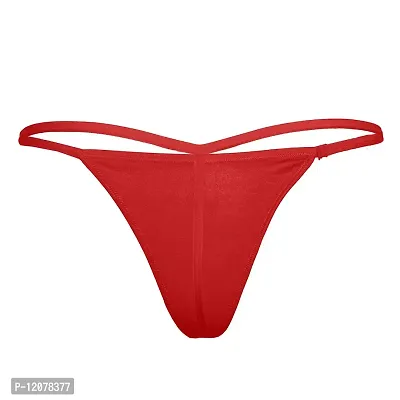 THE BLAZZE T Back Thong for Women Sexy Solid G-String T-String Sexy Lingerie Briefs Underpants-thumb2