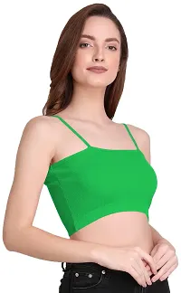 THE BLAZZE 1290 Crop Top for Women (X-Small, Green)-thumb3