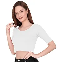 THE BLAZZE 1055 Women's Top (Small, White)-thumb4