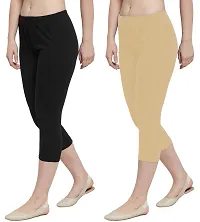 THE BLAZZE 1603 Women's Yoga Pants Workout Running Stretch Yoga Leggings Combo Pack of 2-thumb2