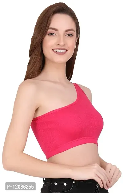 THE BLAZZE 1003 Women's Sleeveless Crop Tops Sexy Strappy Tees (X-Large, Colour_8)-thumb1