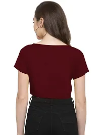 THE BLAZZE 1132 Women's Top (Small, Maroon)-thumb2