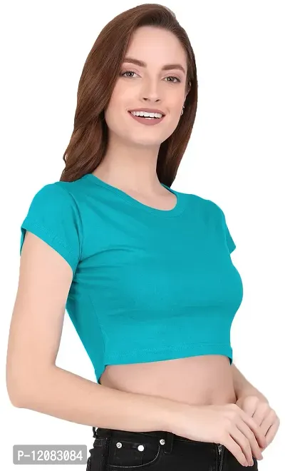 THE BLAZZE 1121 Crop Tops for Women-thumb3