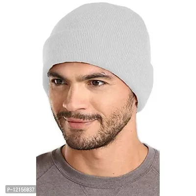 THE BLAZZE 2015 Unisex Winter Caps (1, White)-thumb4