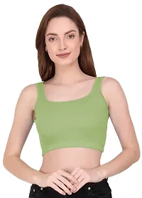 THE BLAZZE 1044 Women's Summer Basic Sexy Strappy Sleeveless Crop Tops(XL,Color_05)-thumb4