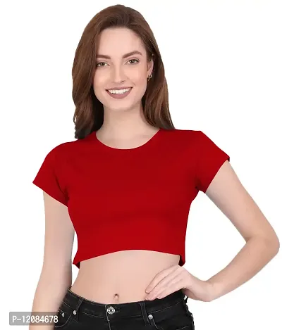 THE BLAZZE 1121 Crop Tops for Women Stylish-thumb1