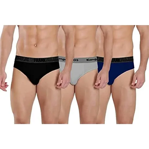 THE BLAZZE 0301 Men's Briefs (Pack of 3)(2XL,Combo_05)