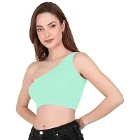 THE BLAZZE 1003 Women's Sleeveless Crop Tops Sexy Strappy Tees (Small, Color_13)-thumb2